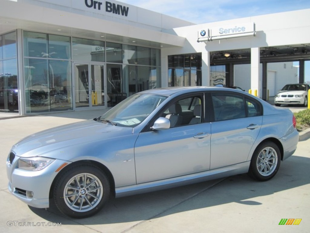 2010 3 Series 328i Sedan - Blue Water Metallic / Gray Dakota Leather photo #1