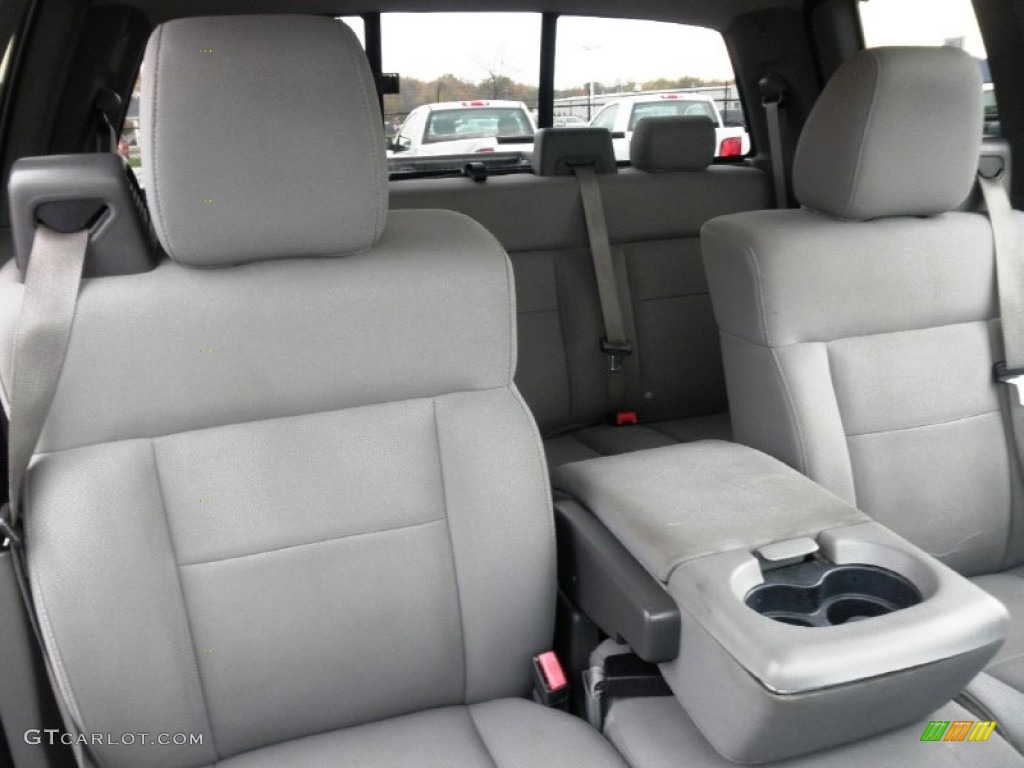 2005 F150 STX SuperCab 4x4 - Black / Medium Flint Grey photo #18