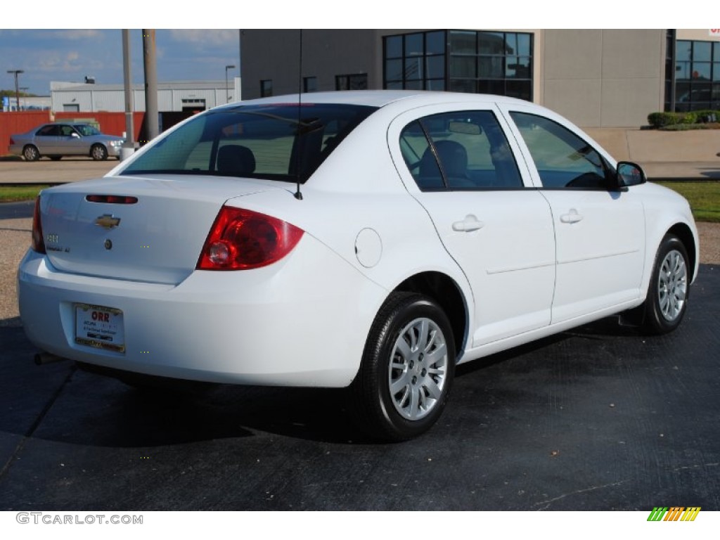 2010 Cobalt LT Sedan - Summit White / Gray photo #5