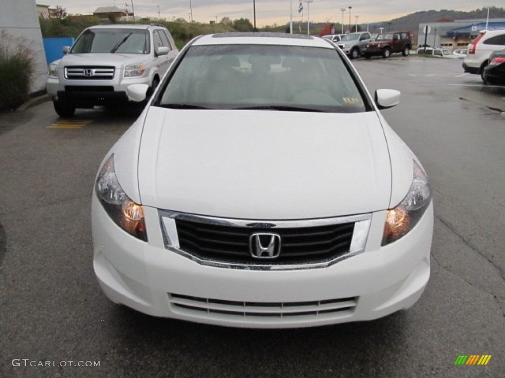 2008 Accord EX-L Sedan - Taffeta White / Ivory photo #10