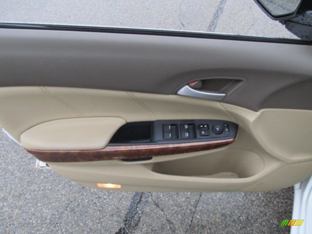 2008 Accord EX-L Sedan - Taffeta White / Ivory photo #12