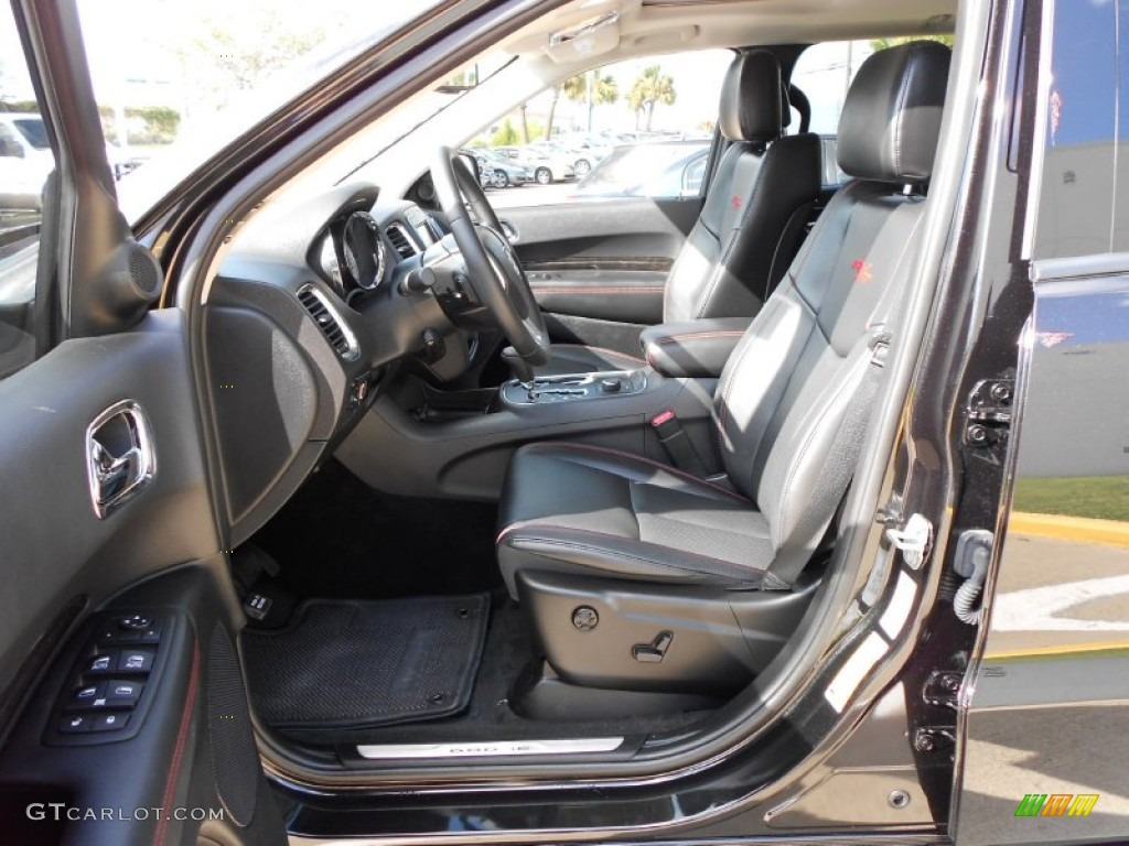 Black Interior 2011 Dodge Durango R/T 4x4 Photo #55714186