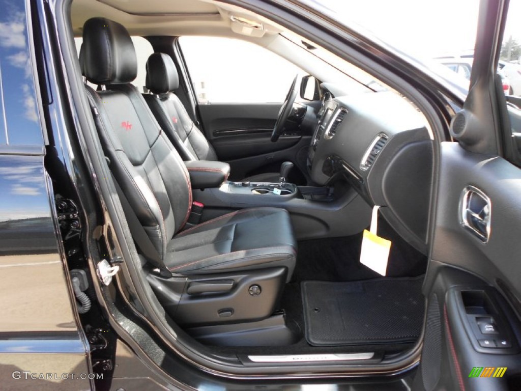 Black Interior 2011 Dodge Durango R/T 4x4 Photo #55714213