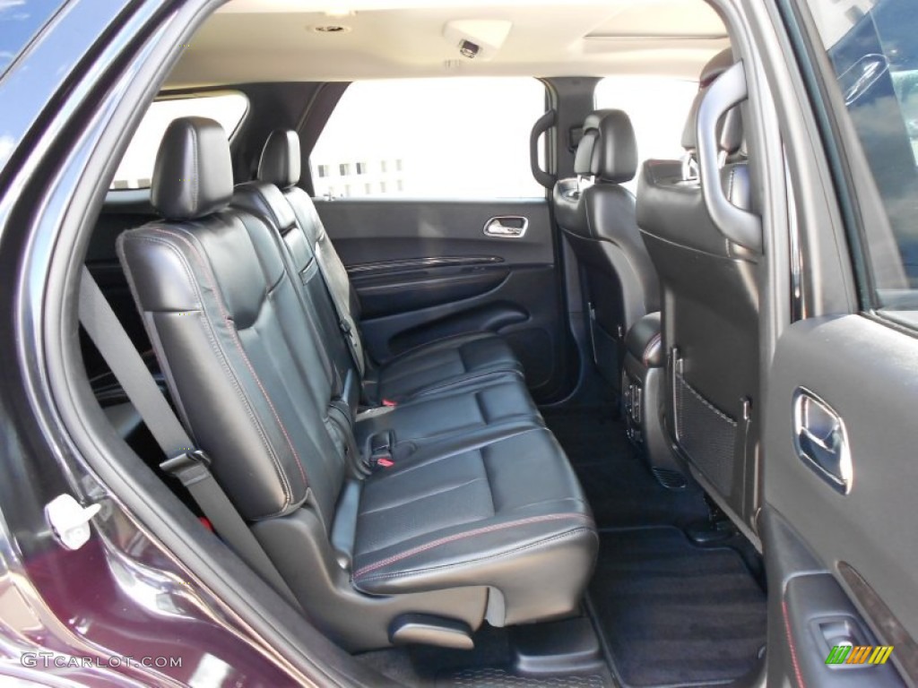 Black Interior 2011 Dodge Durango R/T 4x4 Photo #55714231