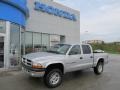 Bright Silver Metallic 2001 Dodge Dakota Sport Quad Cab 4x4