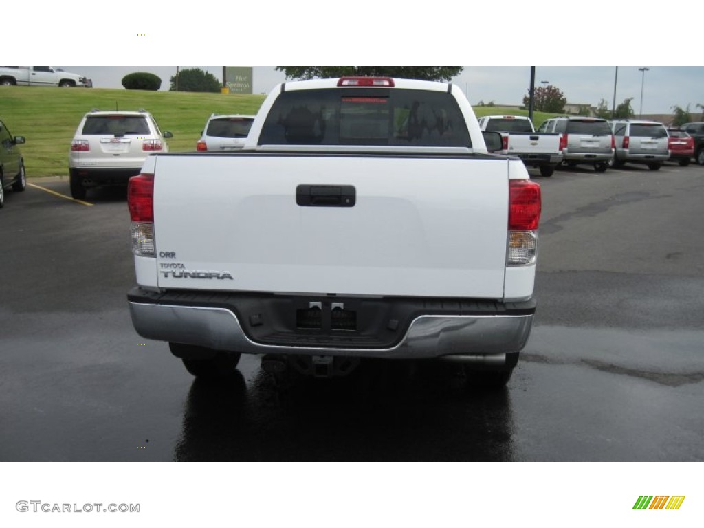 2012 Tundra Double Cab - Super White / Graphite photo #4