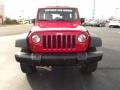 2009 Flame Red Jeep Wrangler Unlimited X 4x4  photo #2