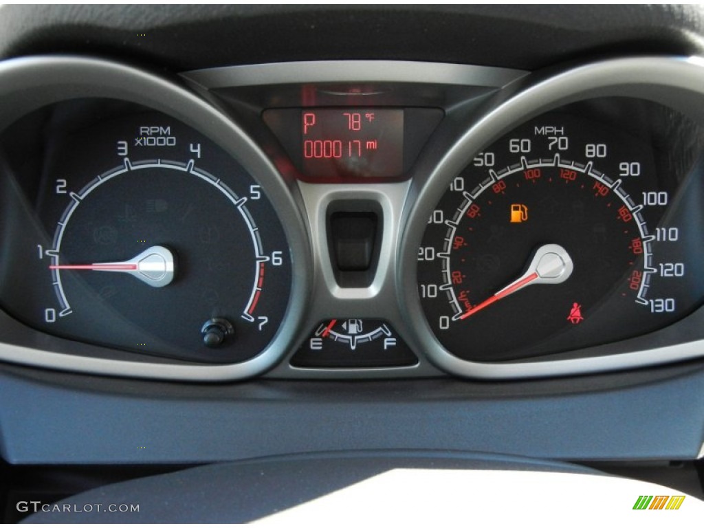 2012 Ford Fiesta SE Sedan Gauges Photo #55718617