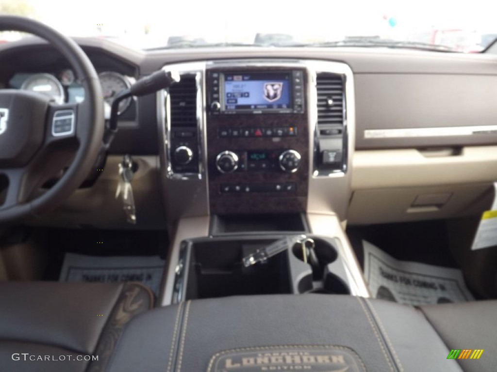 2012 Ram 2500 HD Laramie Longhorn Mega Cab 4x4 - Sagebrush Pearl / Light Pebble Beige/Bark Brown photo #10