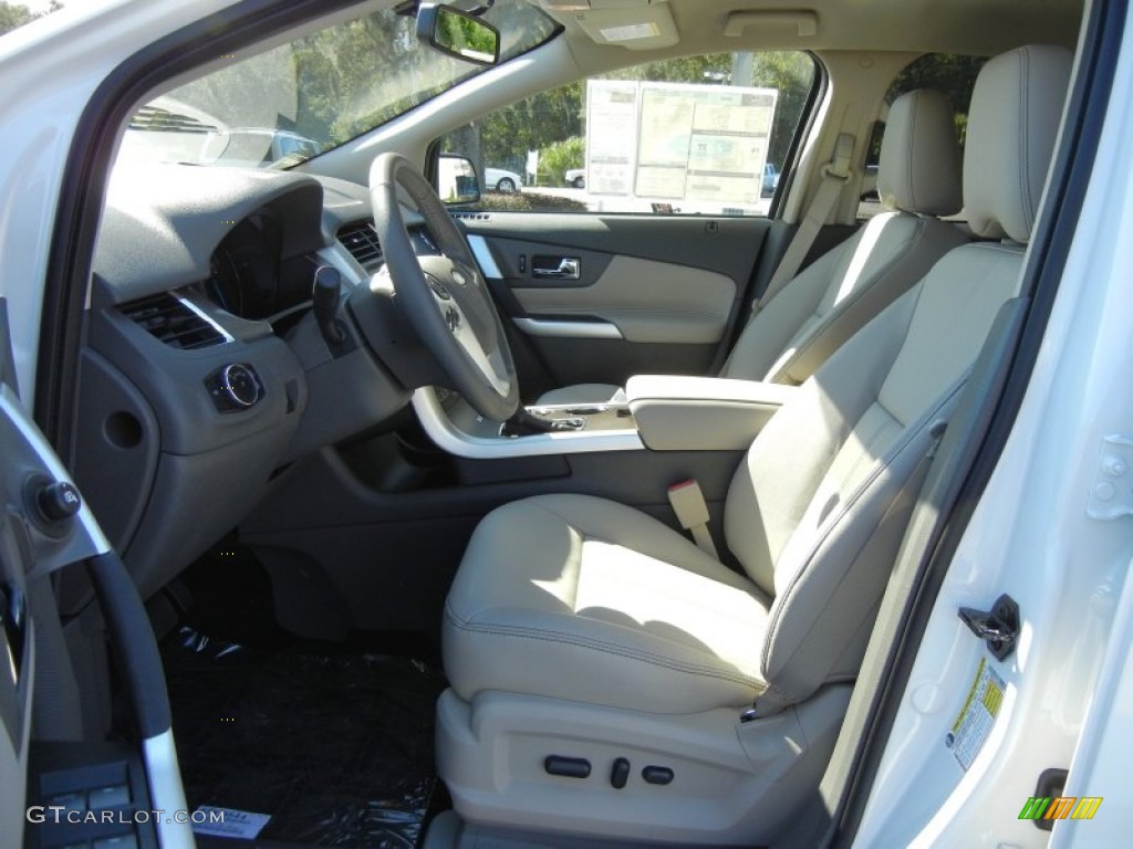 2012 Edge SEL - White Platinum Metallic Tri-Coat / Medium Light Stone photo #5