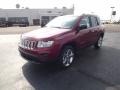 Deep Cherry Red Crystal Pearl 2011 Jeep Compass 2.4 Limited