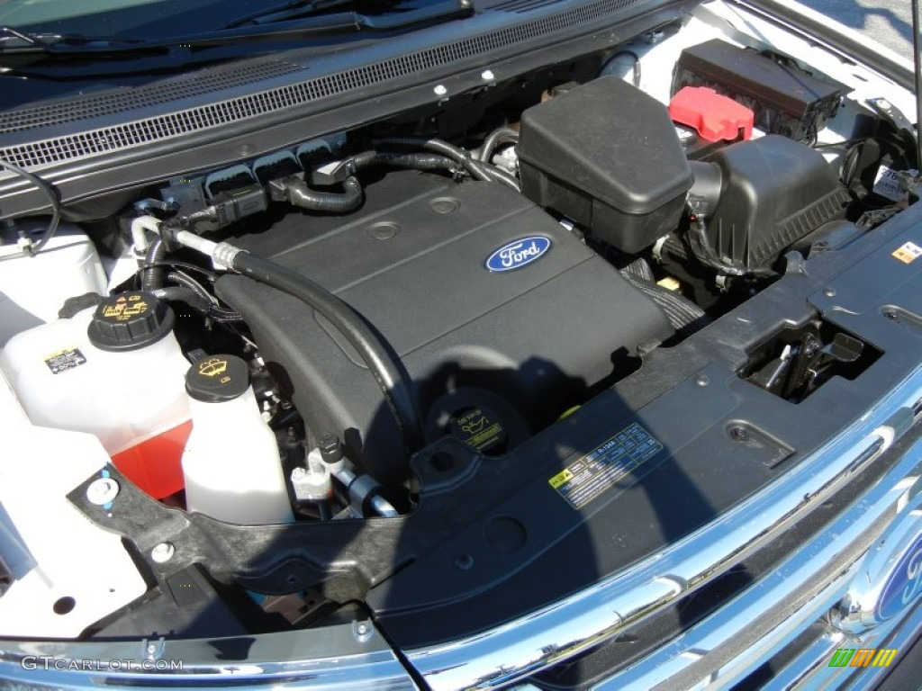 2012 Edge SEL - White Platinum Metallic Tri-Coat / Medium Light Stone photo #12