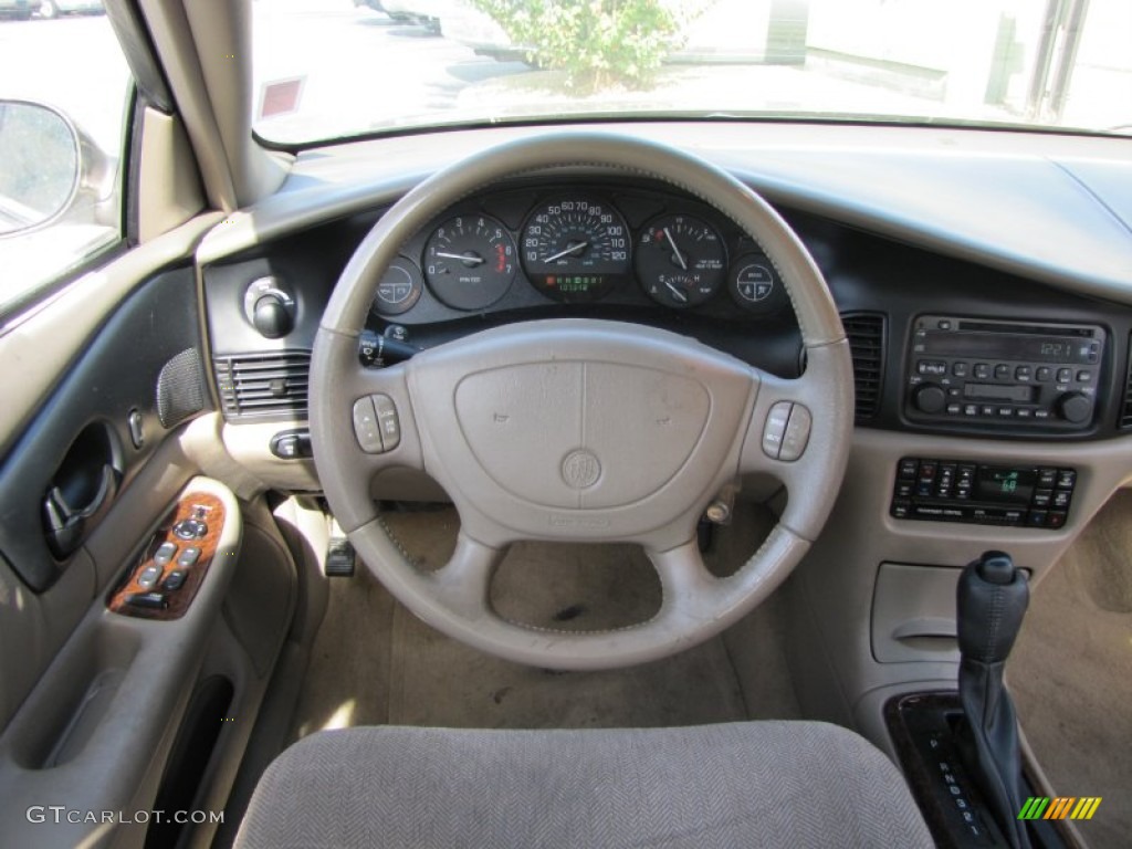 2004 Buick Regal LS Taupe Steering Wheel Photo #55719089