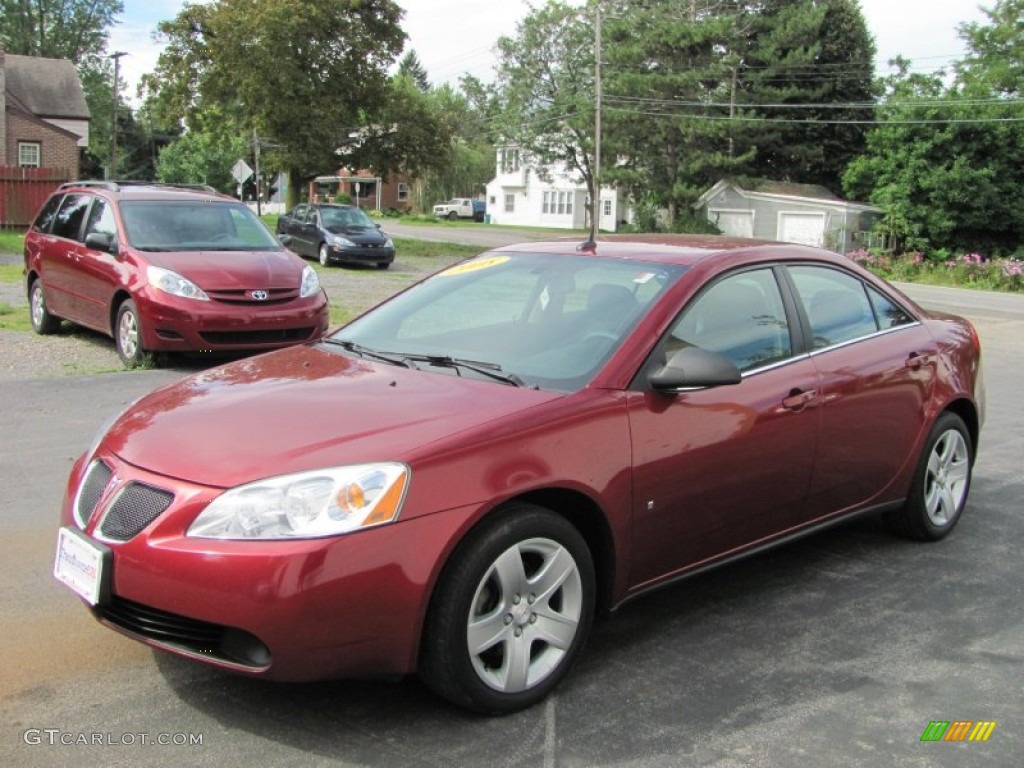 2008 G6 Sedan - Performance Red Metallic / Light Taupe photo #1