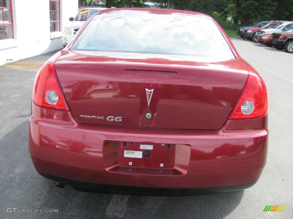 2008 G6 Sedan - Performance Red Metallic / Light Taupe photo #16