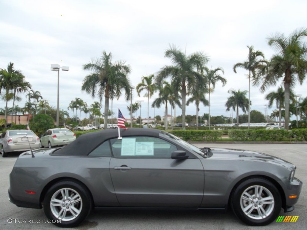 2011 Mustang V6 Premium Convertible - Sterling Gray Metallic / Charcoal Black photo #5