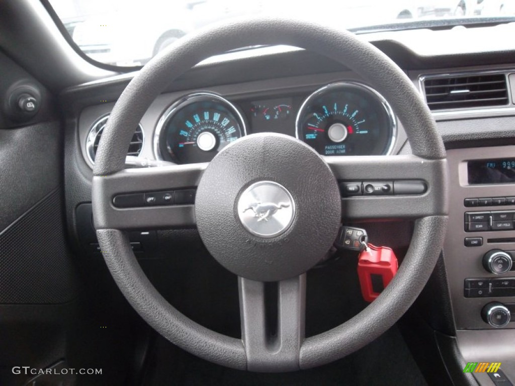 2011 Mustang V6 Premium Convertible - Sterling Gray Metallic / Charcoal Black photo #26