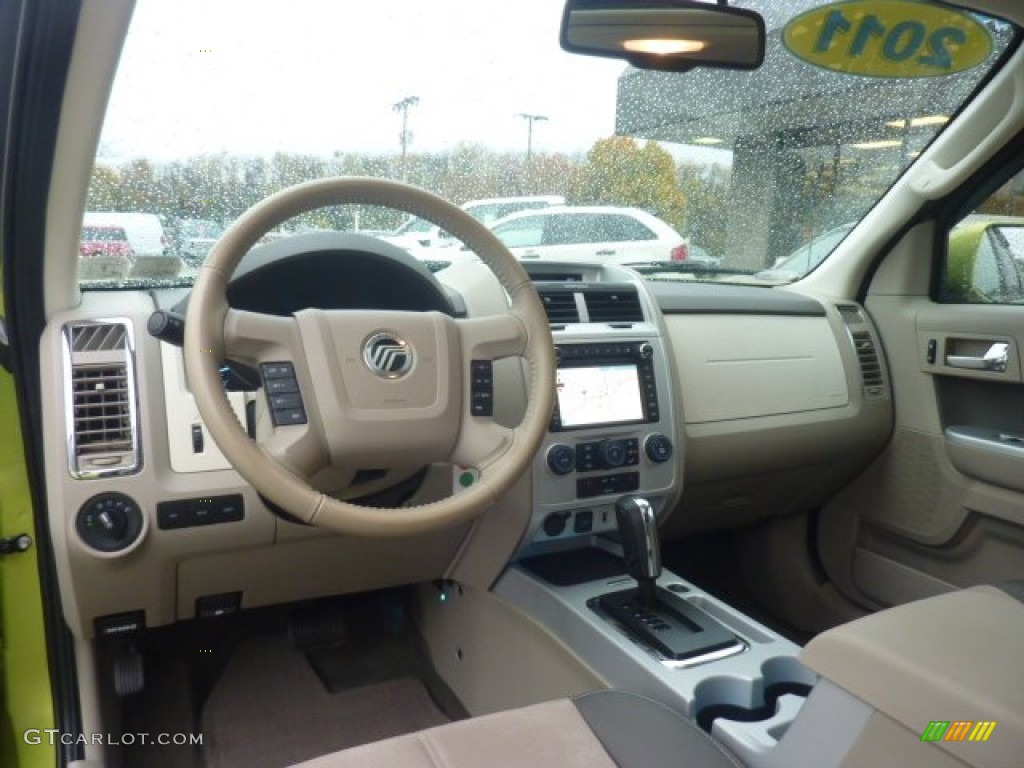 Stone/Greystone Interior 2011 Mercury Mariner Premier V6 AWD Photo #55721731