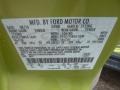 SQ: Lime Squeeze Metallic 2011 Mercury Mariner Premier V6 AWD Color Code