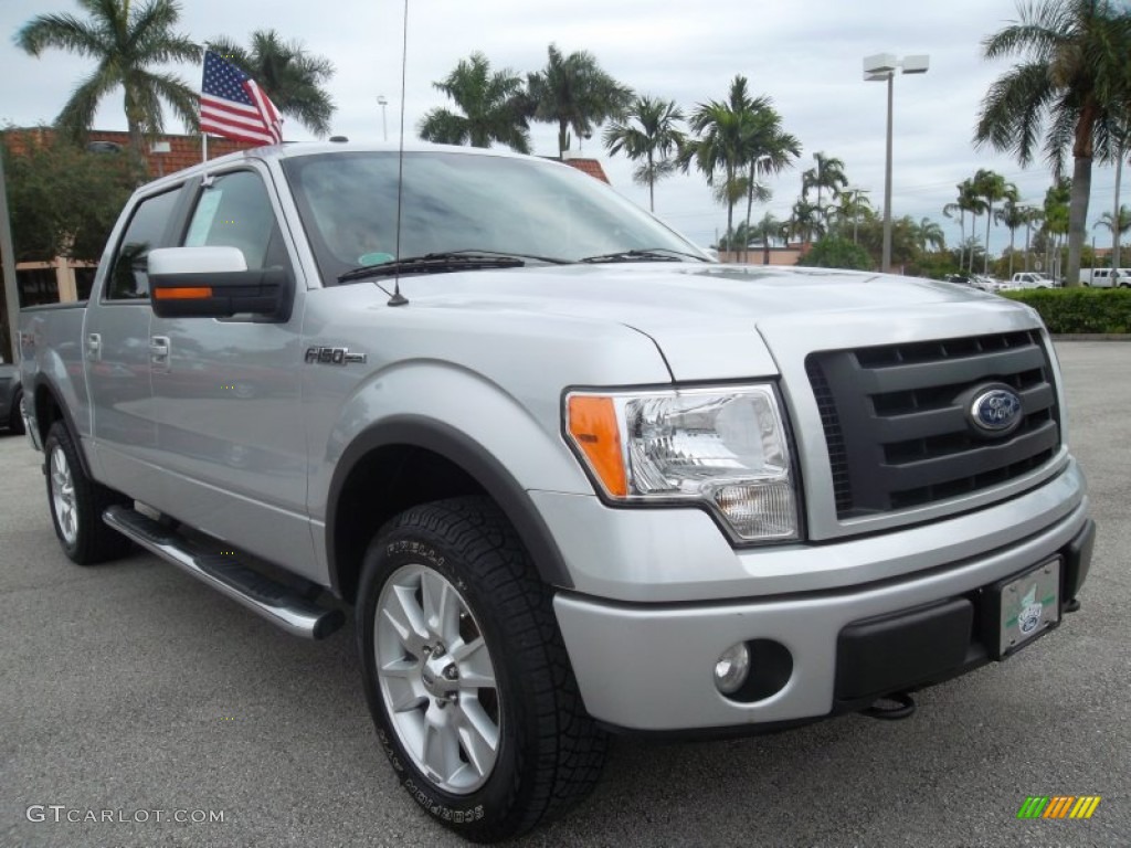 2010 F150 FX4 SuperCrew 4x4 - Ingot Silver Metallic / Black photo #2