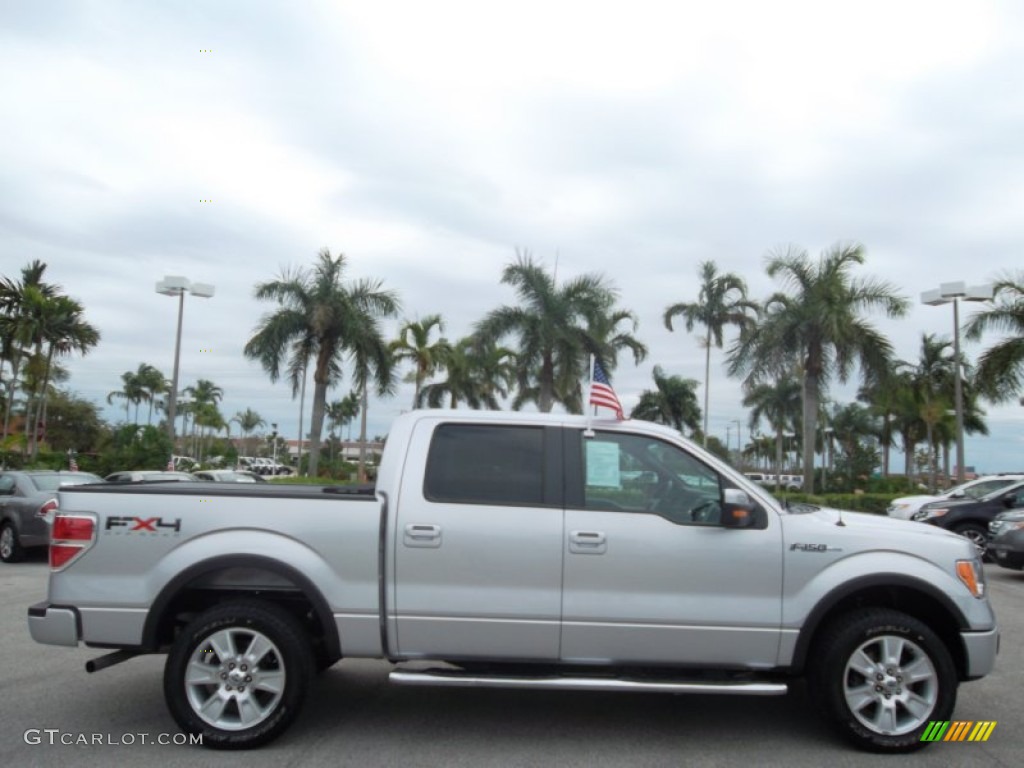 2010 F150 FX4 SuperCrew 4x4 - Ingot Silver Metallic / Black photo #5