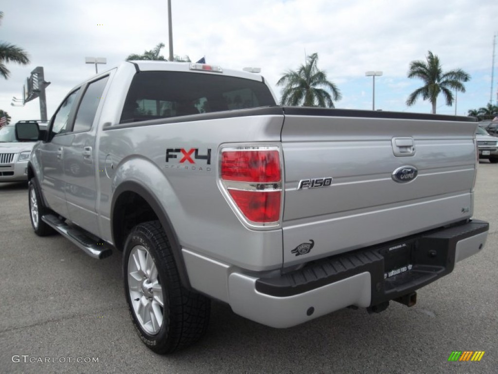 2010 F150 FX4 SuperCrew 4x4 - Ingot Silver Metallic / Black photo #9