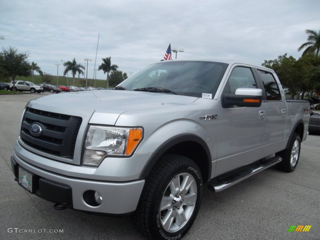 2010 F150 FX4 SuperCrew 4x4 - Ingot Silver Metallic / Black photo #13