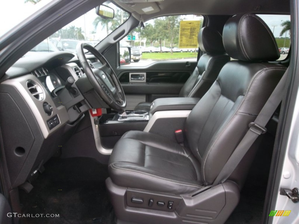 2010 F150 FX4 SuperCrew 4x4 - Ingot Silver Metallic / Black photo #17