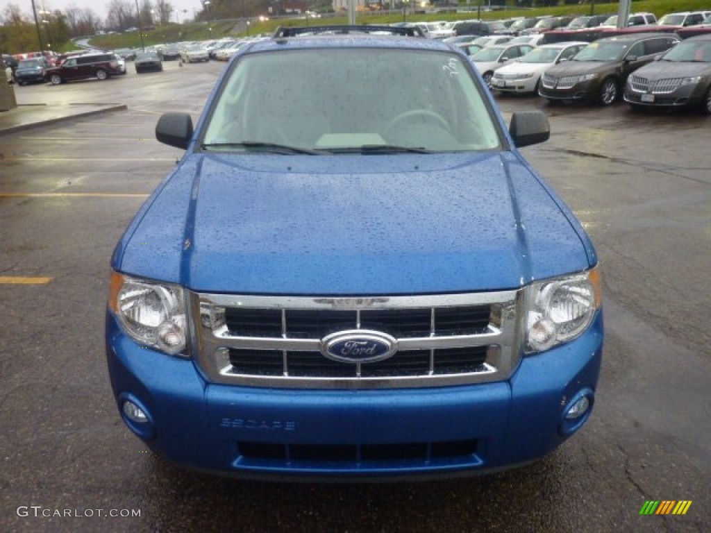 2012 Escape XLT V6 4WD - Blue Flame Metallic / Camel photo #7