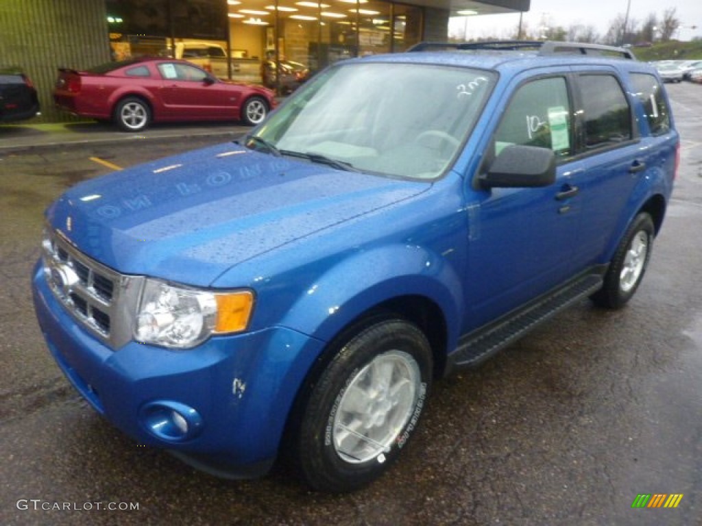 2012 Escape XLT V6 4WD - Blue Flame Metallic / Camel photo #8