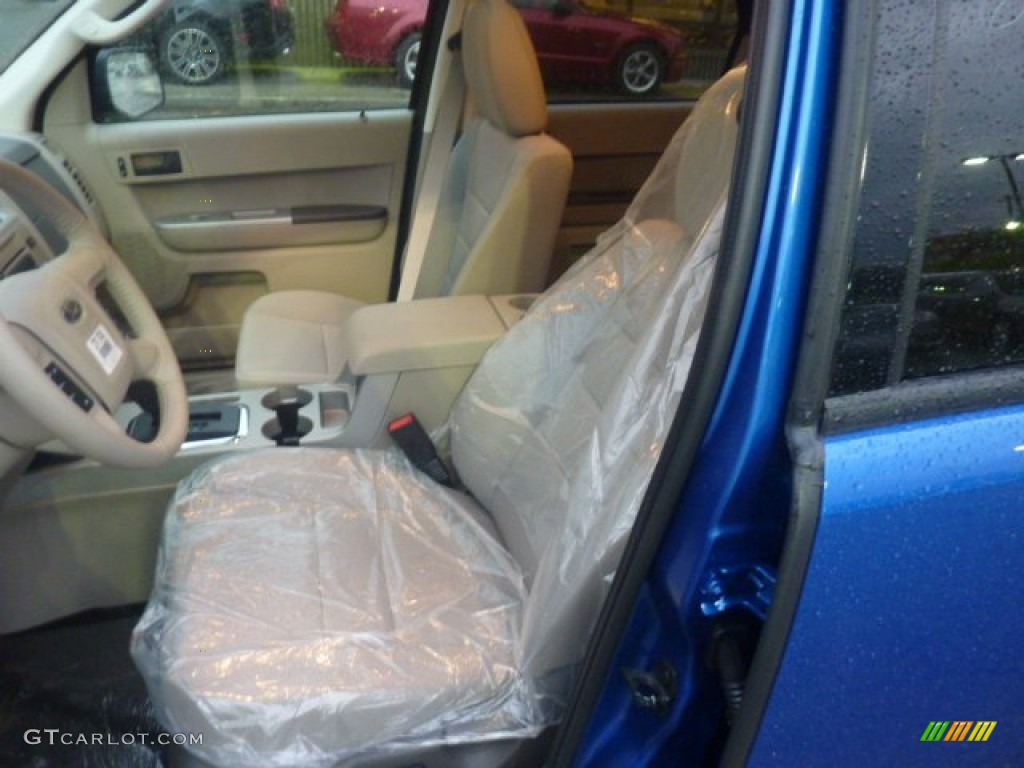 2012 Escape XLT V6 4WD - Blue Flame Metallic / Camel photo #10