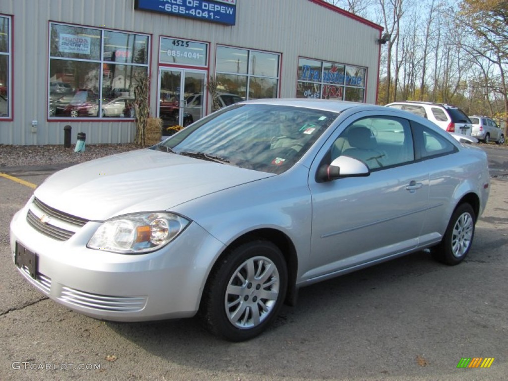 2010 Cobalt LT Coupe - Silver Ice Metallic / Gray photo #1