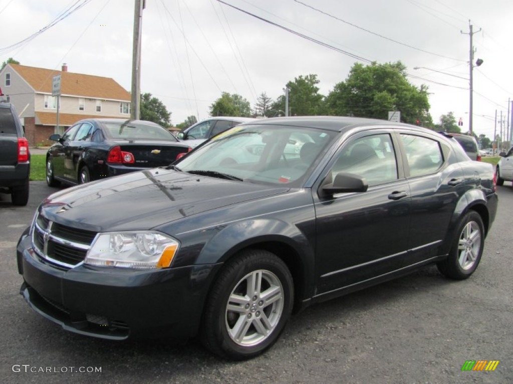 2008 Avenger SXT - Modern Blue Pearl / Dark Slate Gray/Light Slate Gray photo #1
