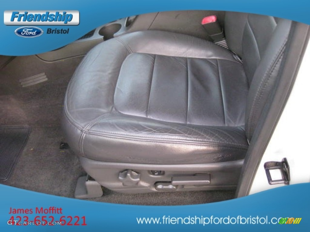 2003 Explorer Limited 4x4 - Ceramic White Tri Coat / Midnight Gray photo #14