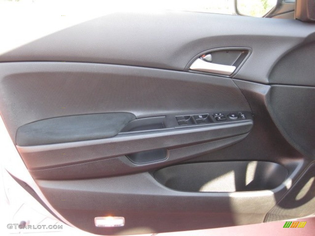 2010 Honda Accord LX Sedan Black Door Panel Photo #55725244