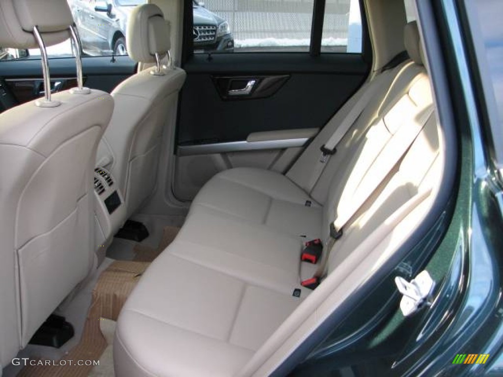 2010 GLK 350 4Matic - Jade Green Metallic / Almond/Black photo #5