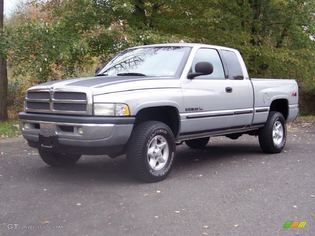 1999 Ram 1500 SLT Extended Cab 4x4 - Light Driftwood Satin Glow / Agate Black photo #2