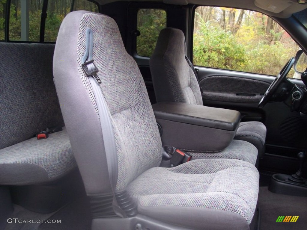 Agate Black Interior 1999 Dodge Ram 1500 SLT Extended Cab 4x4 Photo #55728111