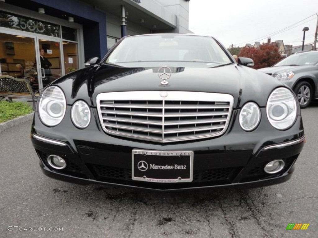 2009 E 350 4Matic Sedan - Black / Cashmere photo #2