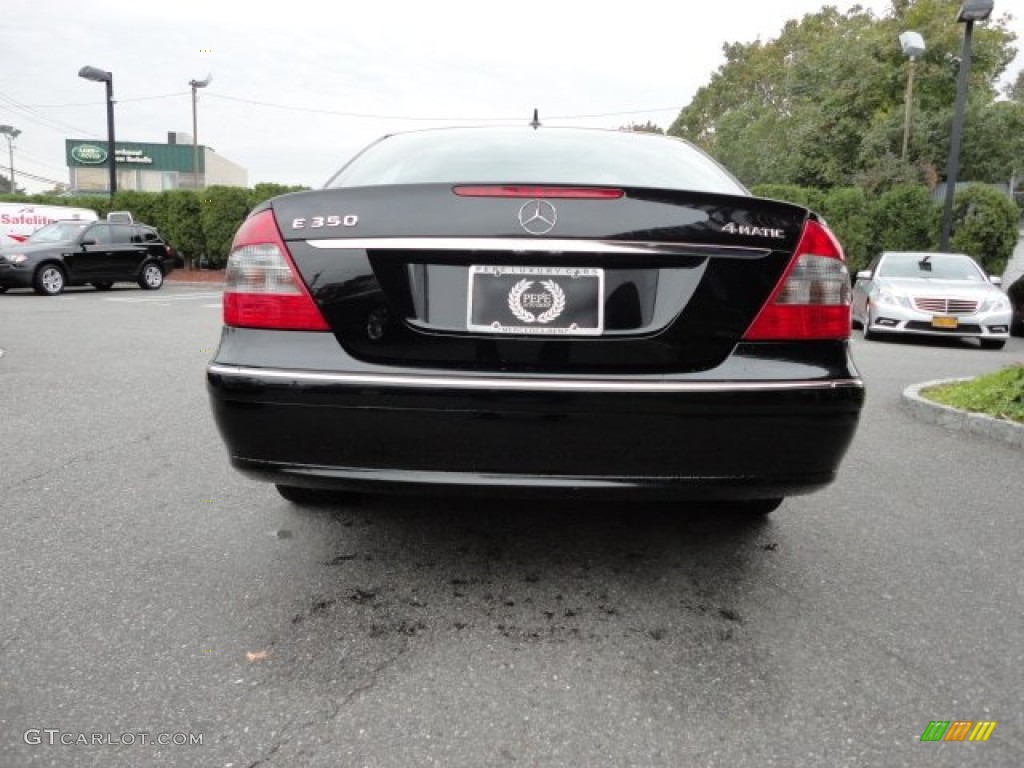 2009 E 350 4Matic Sedan - Black / Cashmere photo #9
