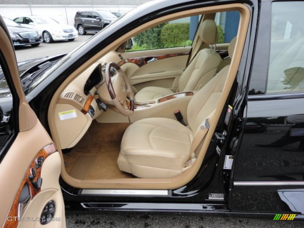 Cashmere Interior 2009 Mercedes-Benz E 350 4Matic Sedan Photo #55728489