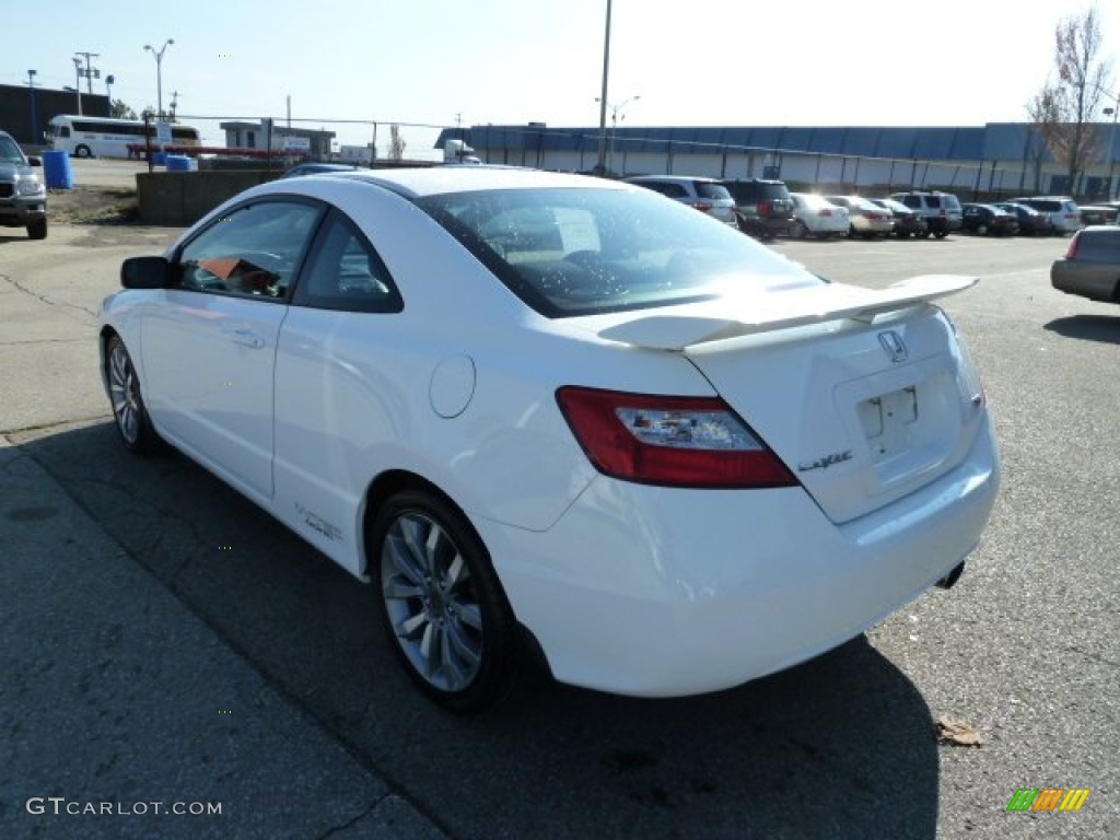 2010 Civic Si Coupe - Taffeta White / Black photo #3