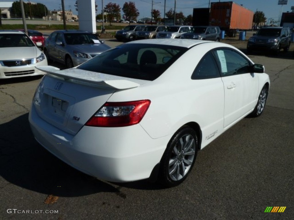 2010 Civic Si Coupe - Taffeta White / Black photo #5