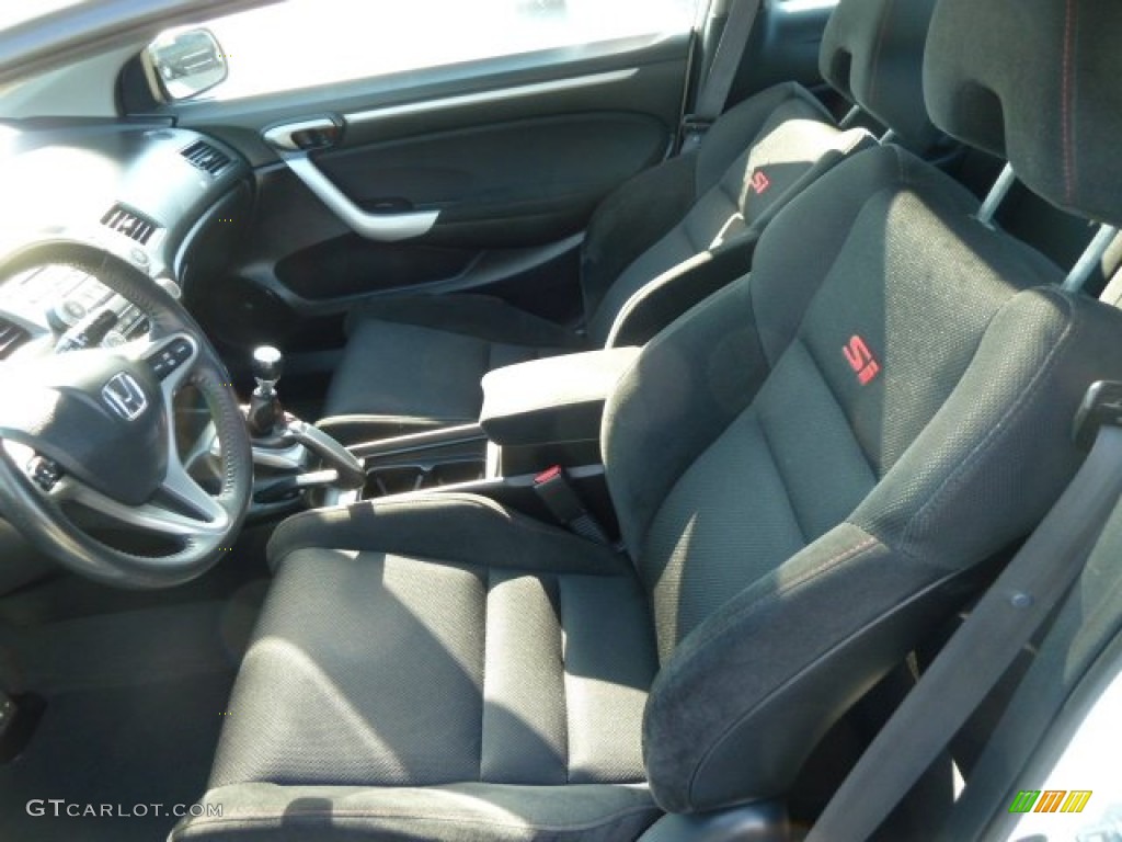 2010 Civic Si Coupe - Taffeta White / Black photo #10