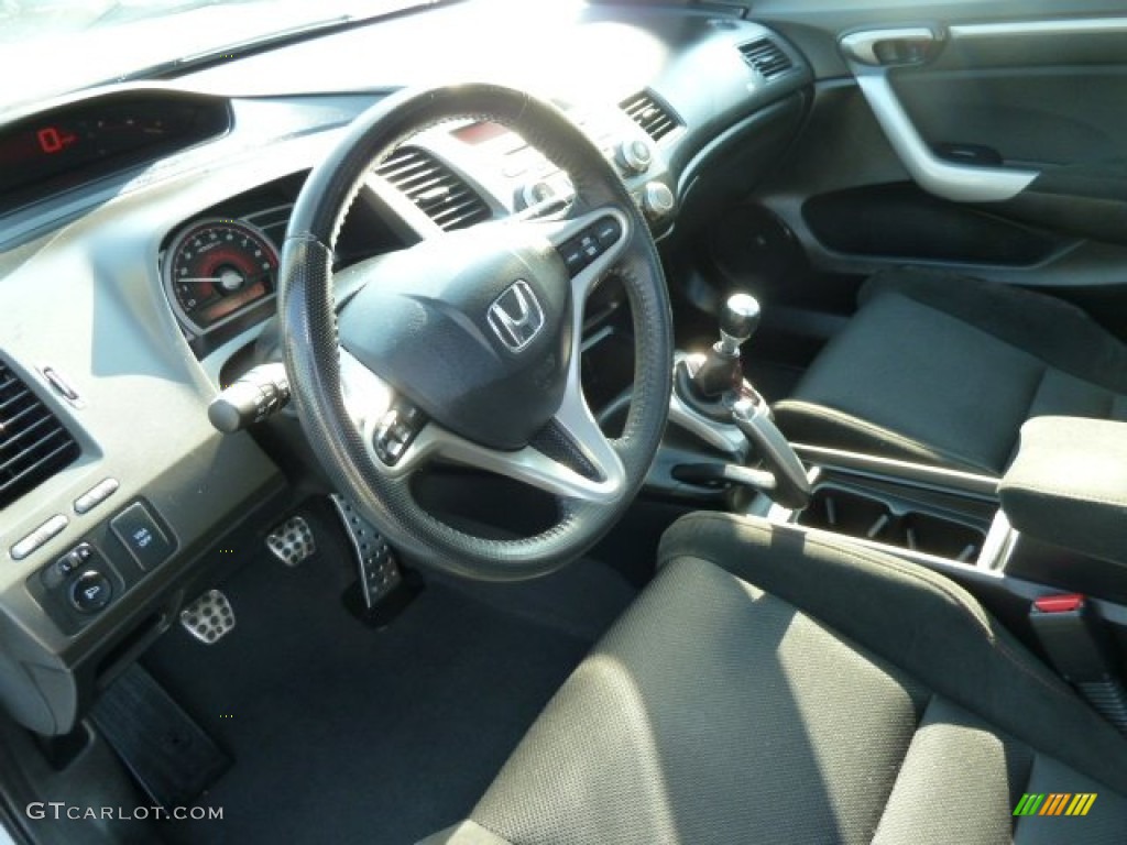 2010 Civic Si Coupe - Taffeta White / Black photo #14