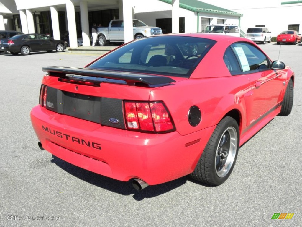 2004 Mustang Mach 1 Coupe - Torch Red / Dark Charcoal photo #9