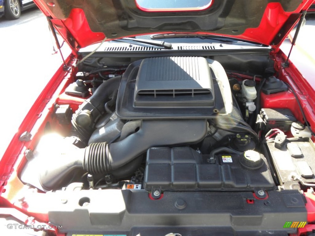 2004 Mustang Mach 1 Coupe - Torch Red / Dark Charcoal photo #13