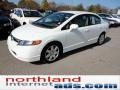Taffeta White - Civic LX Sedan Photo No. 4