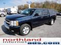 2008 Dark Blue Metallic Chevrolet Silverado 1500 LT Crew Cab 4x4  photo #4