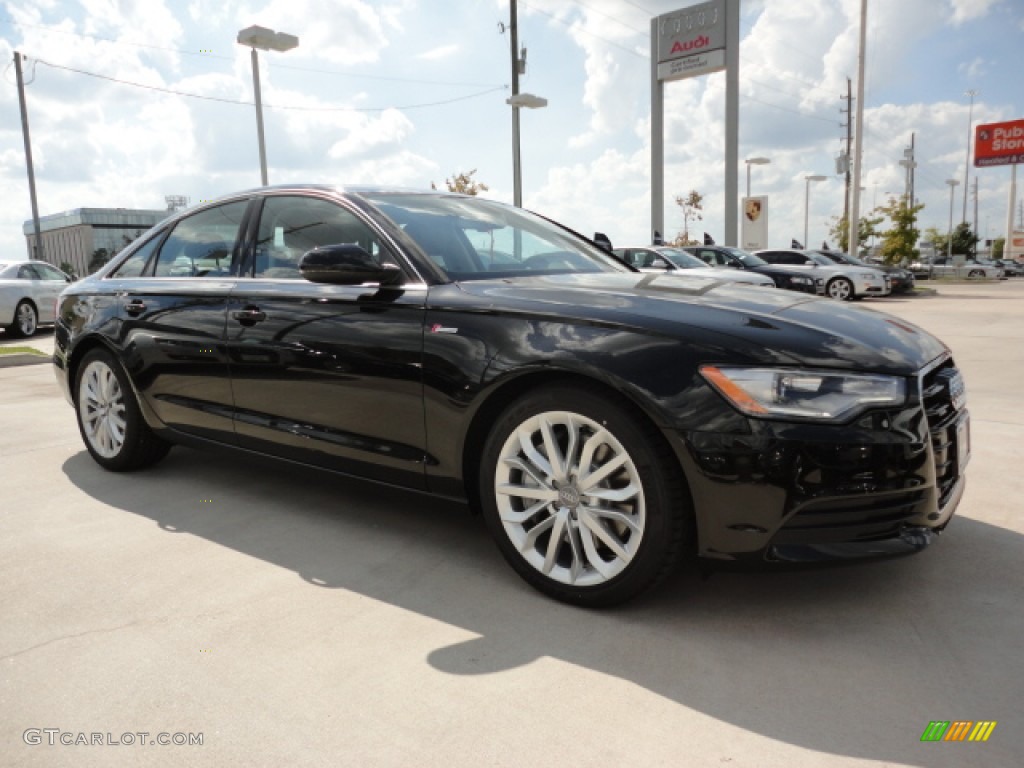 2012 A6 3.0T quattro Sedan - Havana Black Metallic / Nougat Brown photo #1